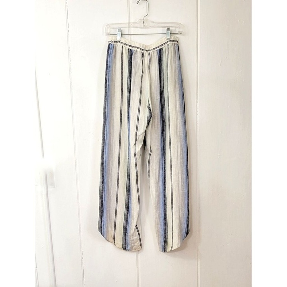 Drew Anthro Linen Side Split Pants